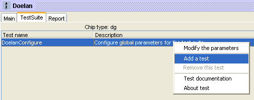 Contextual menu