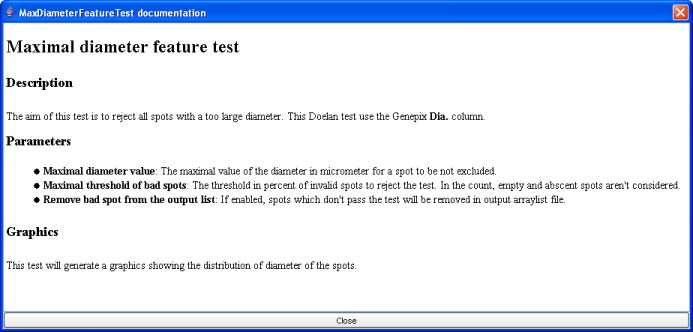 Test documentation